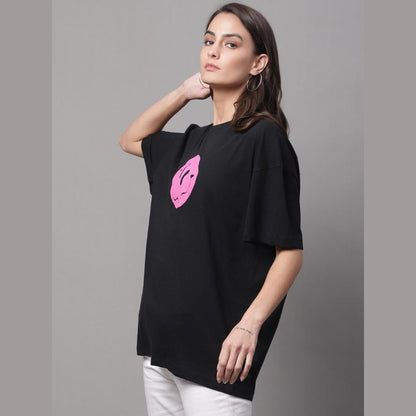 Black Oversize t-shirt for women