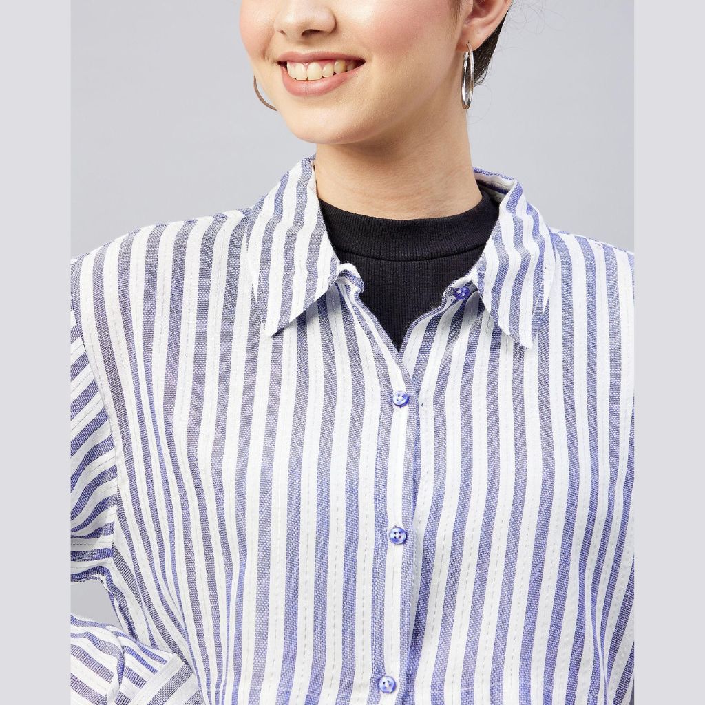 stripe checkered shirt for girls