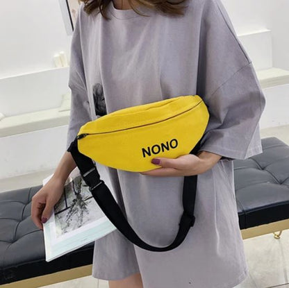 yellow chest bag for women